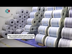 Prix d'usine 2000ml PVC sac de drainage d'urine médicale avec soupape de type T soupape anti-reflux