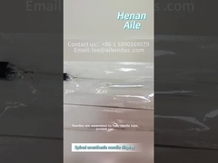 Aiguilles spinales de sécurité à usage unique stériles à pointe de crayon pour usage médical