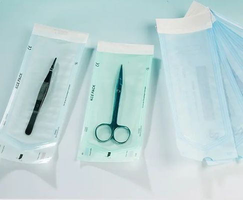acheter 5.7 Cm X 13 Cm Sac médical stérile emballage dentaire peeling pack auto-scellé utilisé pour la stérilisation des instruments médicaux dentaires fabrication en ligne