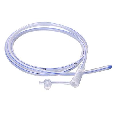 acheter Tube gastrique 100 % silicone de qualité médicale avec bande radio-opaque bleue et pointe fermée arrondie pour une alimentation nasogastrique sûre. fabrication en ligne