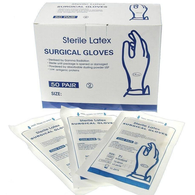 acheter Gants jetables Gants chirurgicaux d'examen 7.5 Gants stériles en latex de qualité médicale sans poudre pour une protection renforcée fabrication en ligne