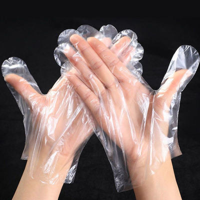 Bon prix Boîte de 100 Gants Jetables Cuisine Alimentaire HDPE Plastique Gants Jetables Transparents Cuisine PE pour Restaurant et Maison en ligne