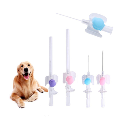 acheter Cathéter IV stérile pour animaux de compagnie avec bouchon d'héparine Canule IV jetable papillon Cathéter d'injection intraveineuse pour les soins de santé des animaux de compagnie fabrication en ligne