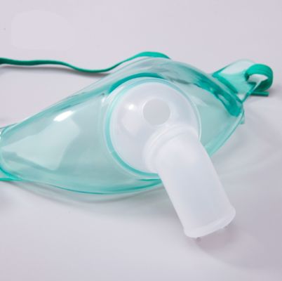 acheter Masque de trachéostomie transparent en PVC pour adultes avec connecteur pivotant à 360°, masque d'oxygène médical de classe II stérilisé EO fabrication en ligne