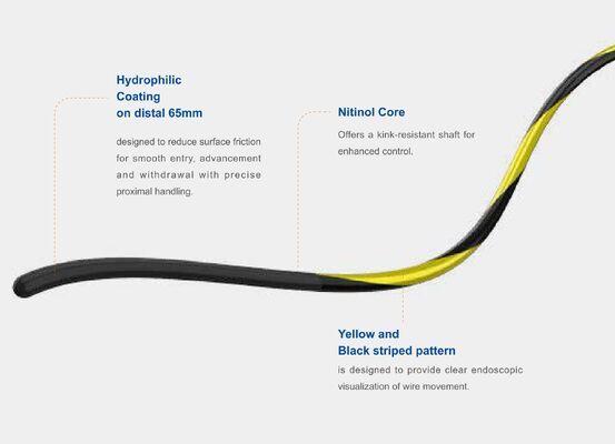 acheter Le câble de guidage du noyau de Nitinol de Zebra fabrication en ligne