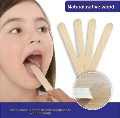 acheter Abaisse-langue jetable en bois de bouleau de 6 pouces, sans échardes, pour examen ORL fabrication en ligne