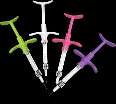 Bon prix seringue stérile jetable cosmétique de serrure de 1ml Luer pour l'injection de remplisseurs d'acide hyaluronique en ligne