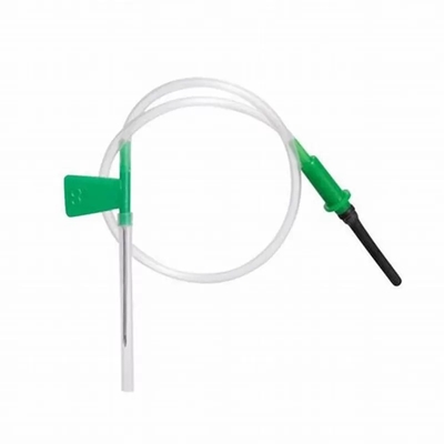 Bon prix Ensemble de prélèvement sanguin Sérilisé Vénus du cuir chevelu Ensemble de transfusion stérile à aile unique Et adaptateur en ligne