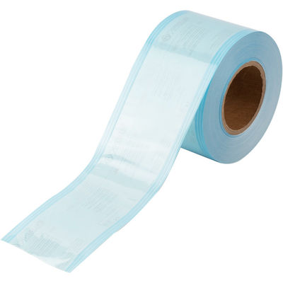 Bon prix 100 mm*100 mm stérilisation thermique médicale étanchéité sac à rouleaux en coussin bleu en ligne
