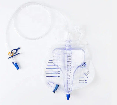 Bon prix Sac de drainage pour le compteur d'urine avec bouteille de mesure de collection jetable de qualité médicale en PVC en ligne