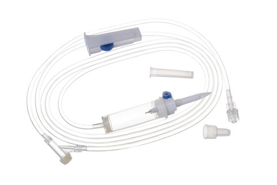 Bon prix Ensemble de perfusion IV jetable en PVC transparent de qualité médicale 20 gouttes avec port d'injection Y-site en ligne