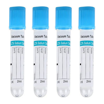 Bon prix Prélèvement de sang en haut bleu PT Tubes Citrate de sodium pour échantillon de sang Tests de coagulation Temps de coagulation Temps de prothrombine en ligne