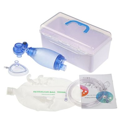 Bon prix Resuscitateur manuel vétérinaire jetable en PVC de qualité médicale avec masque, tubulure à oxygène et kit de voies respiratoires, tailles S/M/L en ligne