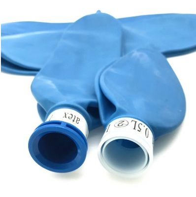 Bon prix Sac de respiration pour anesthésie vétérinaire sans latex Sac de ré-respiration bleu 0.5L-5L avec connecteur standard de 22 mm pour la ventilation animale en ligne