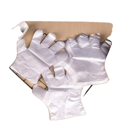 Bon prix Gants polyethylène à surface lisse en relief, résistance à la traction élevée, gants de cuisine en plastique jetable en ligne
