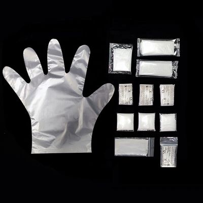 Bon prix Gants jetables en PE de qualité alimentaire avec texture gaufrée antidérapante et emballés individuellement pour plus de sécurité en ligne
