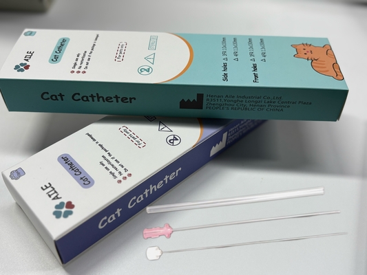 Bon prix Cathéter urinaire pour chat TPU avec stylet, rinçage, rétention, réduction des calculs urinaires, pour les soins urinaires félins en ligne