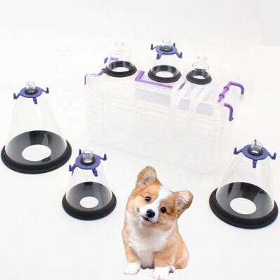 Bon prix Masque d'anesthésie vétérinaire avec étiquette supérieure de coque ultra-transparente et gamme complète de tailles pour chiens et chats en ligne