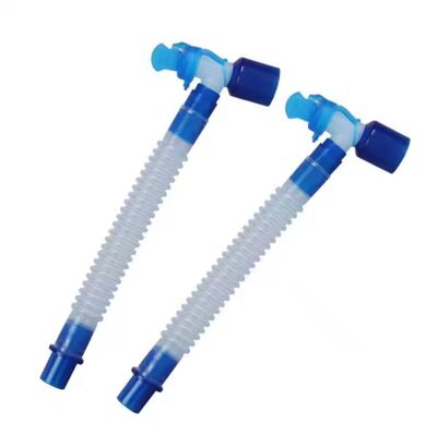 Bon prix Tubes d'extension du circuit respiratoire jetables avec fonctionnalité extensible, conception en forme de L anti-déformation pour un contrôle supérieur des infections en ligne
