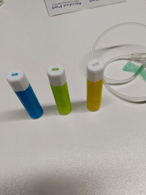 Bon prix Flashback Visualization Sécurité Aiguille de prélèvement de sang avec capacité d'échantillonnage multiple et mécanisme de blindage jetable en ligne
