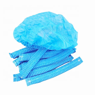 Bon prix Chapeau de poussière de gang disposable chapeau médical non tissé en bandes Bouffant Tête de couverture chirurgien chapeau d'infirmière double boucle élastique En ligne