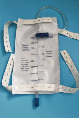 Bon prix Poche urinaire de jambe 750 ml avec valve push-pull En ligne