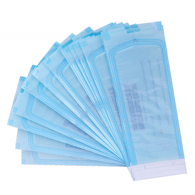 Bon prix Pochette stérile auto-scellante en PE de qualité médicale 70*230mm pour stérilisation d'instruments dentaires pour clinique / hôpital En ligne