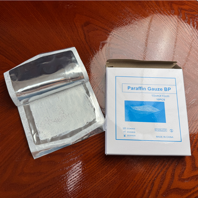 Bon prix Pansement de gaze de paraffine stérile jetable médical 10cm X 10cm lisse et respirant pour brûlures marque AVACARE certifié CE classe En ligne