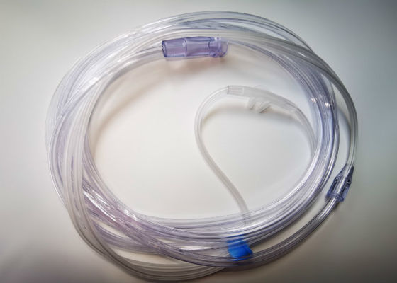 Bon prix Catégorie médicale incurvée de canule de tube de lumen nasal de l'oxygène respiratoire en ligne