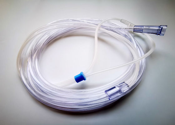 Bon prix l'oxygène droit de tube nasal de canule de débit faible de PVC de 2.1m en ligne