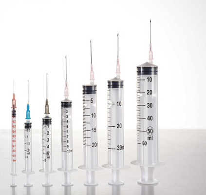 Bon prix Pièces jetable stérile de seringue hypodermique de serrure de Luer 3 50Ml 60Ml sans aiguilles en ligne