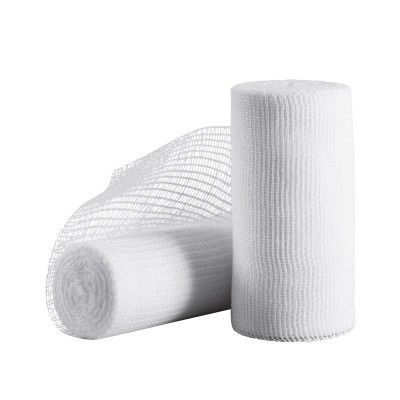 Bon prix La gaze de 100% de coton médical de plaine et l'absorbant hydrophiles de bandage se sont comprimés en ligne